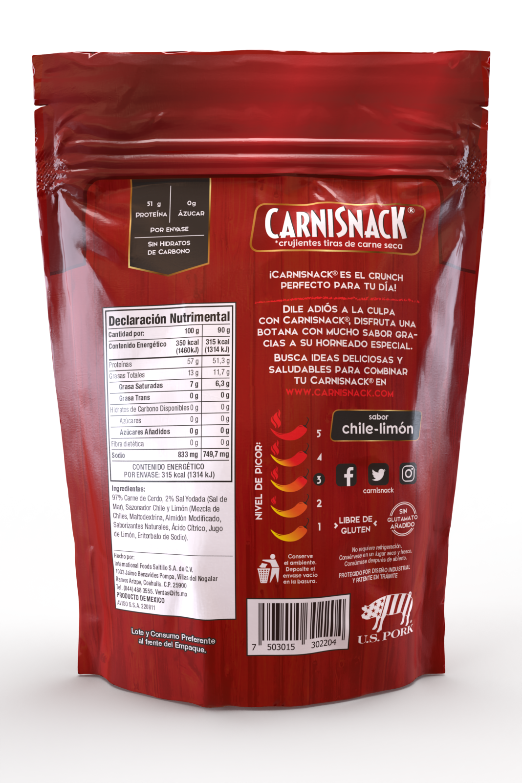 CERDO CHILE-LIMÓN 90g