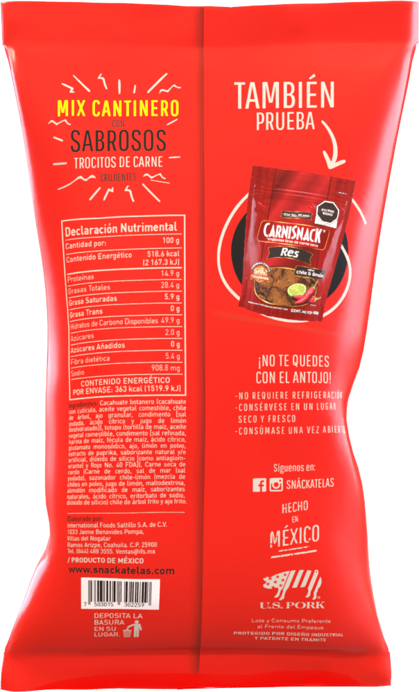 MIX CANTINERO - CON CARNE SECA  85g