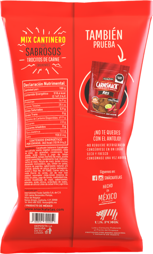 MIX CANTINERO - CON CARNE SECA  85g