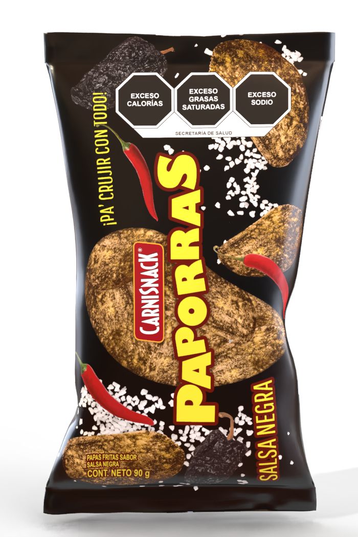 PAPORRAS SALSA NEGRA 85g