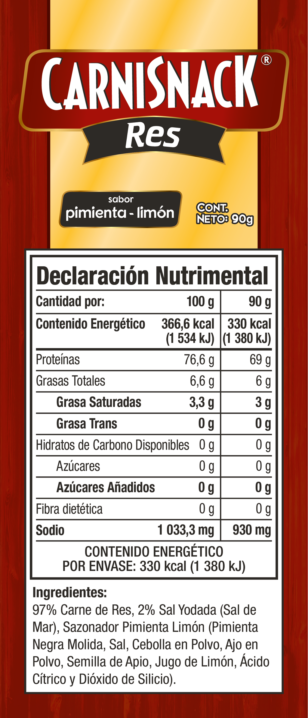 RES PIMIENTA-LIMÓN 90g